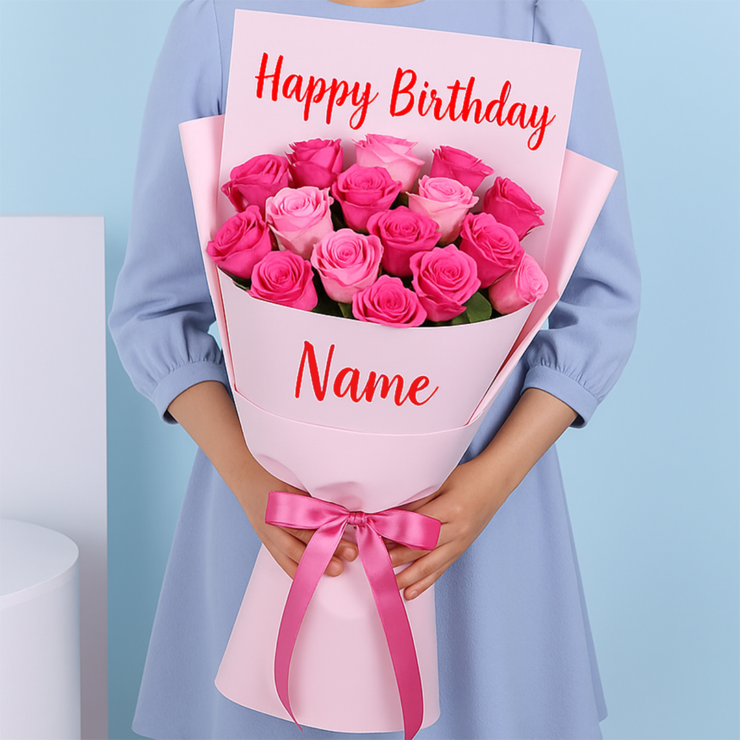 Pink Rose Love Bouquet