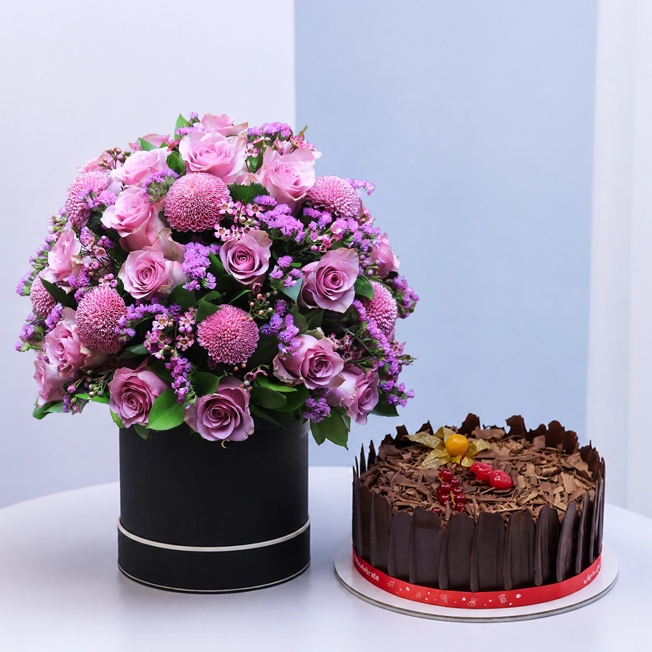 Purple Rose Cake Delight
